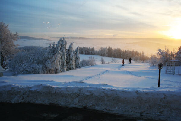 Blick vom Schwartenberg im Winter